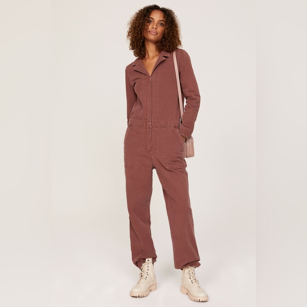 Faherty Overland Twill Jumpsuit size small